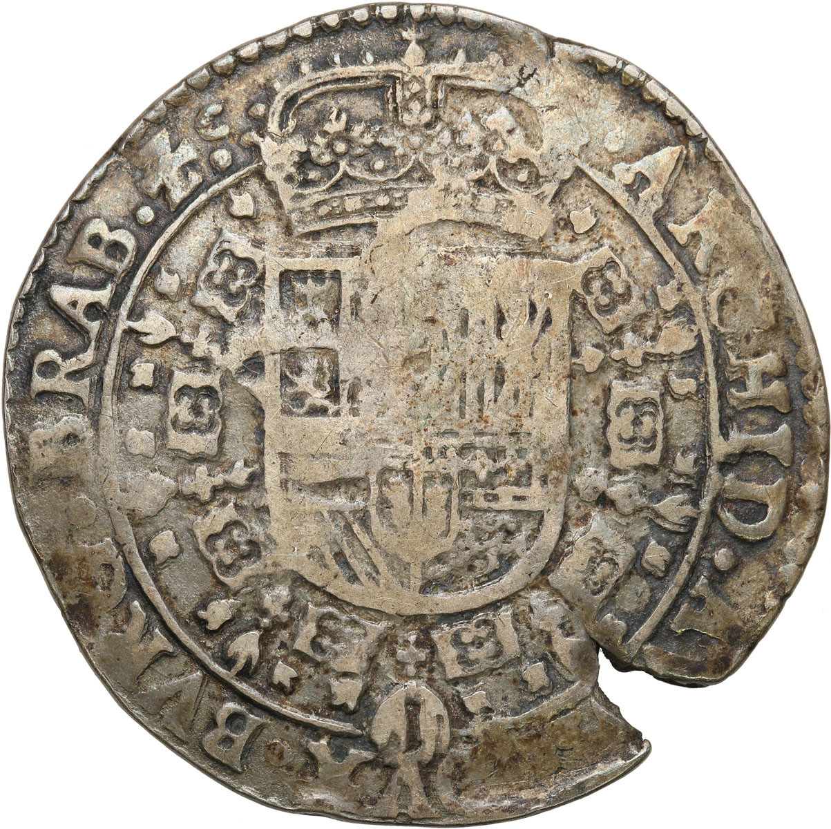 Niderlandy hiszpańskie, Filip IV (1621-1665). Patagon 1654, Antwerpia